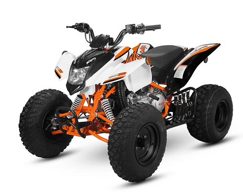 white-orange KAYO STORM 180 EFI